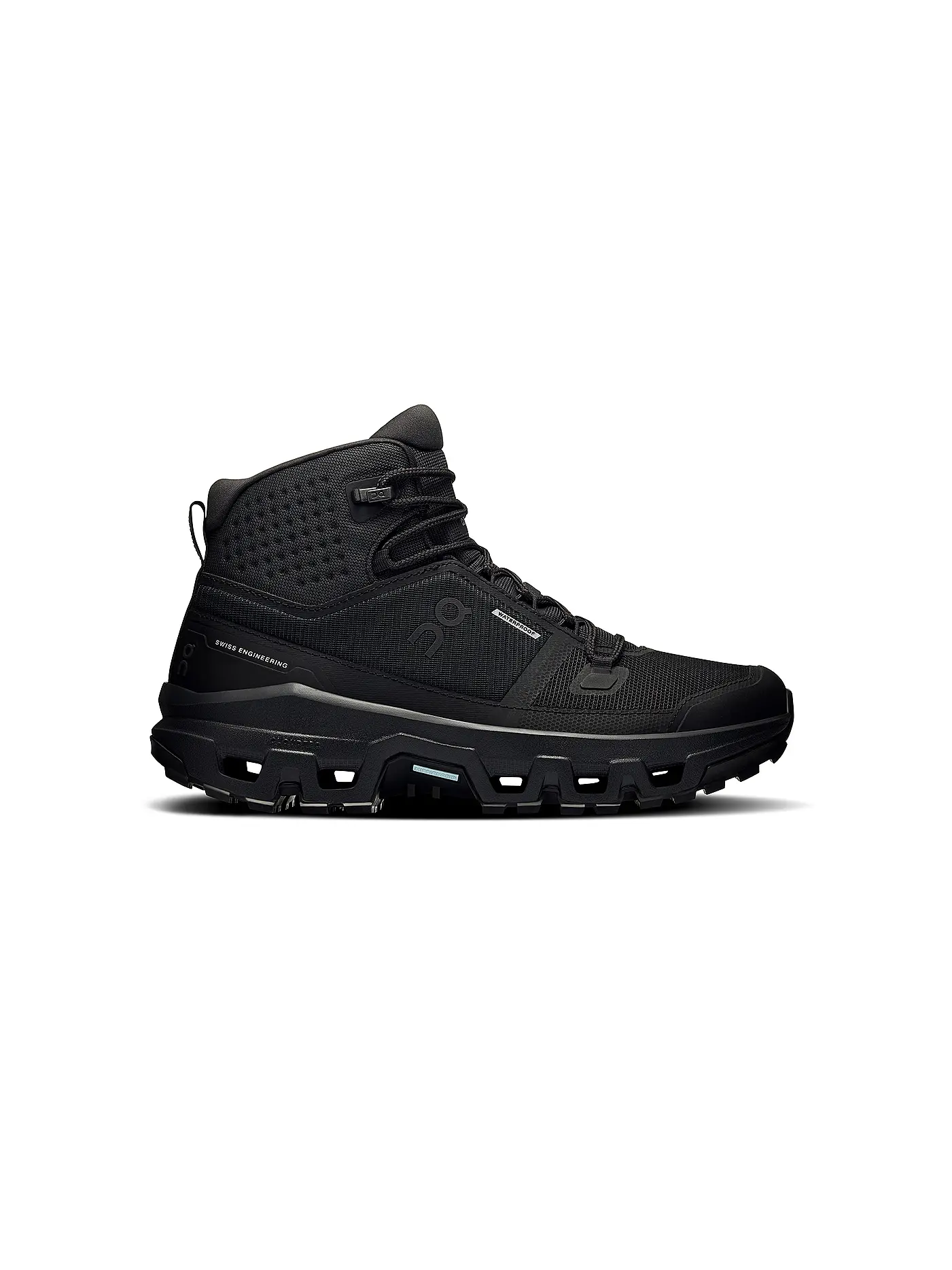 ON | Damen Wanderschuhe Cloudrock Mid WP | schwarz